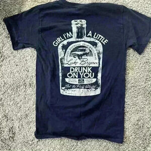 Luke Bryan Drunk on You Concert T-Shirt | Graphic Tee | Size Small | Western